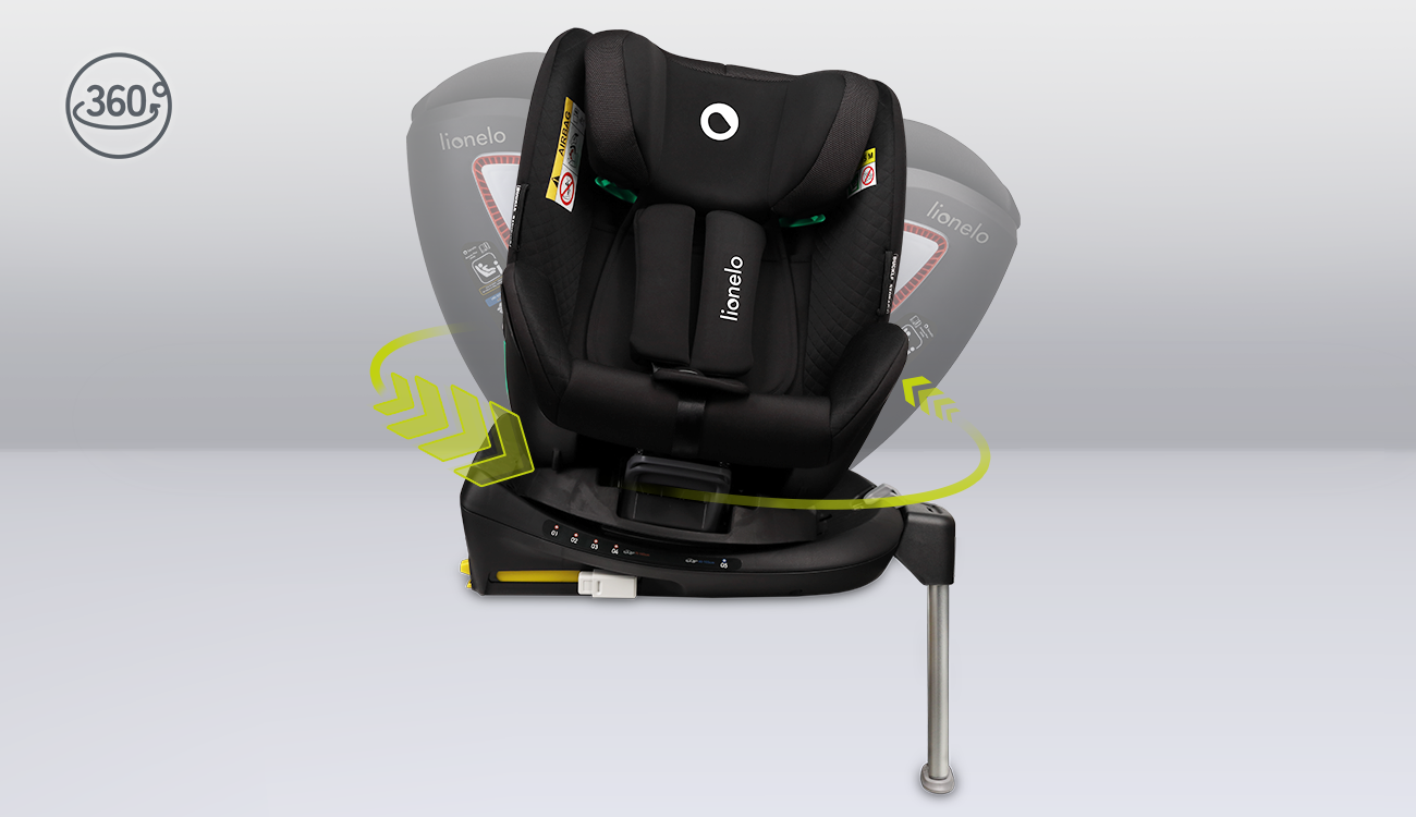 Silla de coche Lionelo Antoon Plus (black onyx)